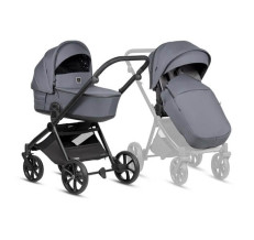 Универсальная коляска 2 в 1 Tutis Mio3 plus Essential Dark Grey